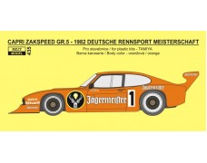 Decal – Ford Capri Zakspeed Gr.5 - 1982 DRM Nürburgring / Wunstorf - K.Ludwig 1/24 Decal – Ford Capri Zakspeed Gr.5 - 1982 DRM Nürburgring / Wunstorf - K.Ludwig 1/24